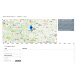 Google contact map with description